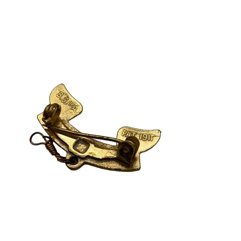 Boy scouts be prepared goldtone pin